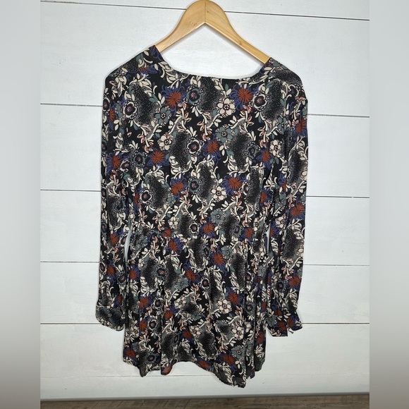 Free People Floral Bohemian Print Women's Spring Summer Dress - Small/Medium - Picture 9 of 11